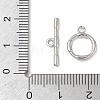 Brass Toggle Clasps KK-CBAFC6C-07D-P-4