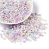 Opaque Colours Luster Glass Seed Beads SEED-T006-02A-3