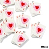 10Pcs Valentine's Day Resin Pendants FIND-YW0007-92A-1