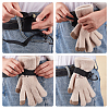 6Pcs Nylon Cable Tie with Plastic Clasp Gloves Holder AJEW-FH0001-49-2