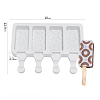 Food Grade DIY Rectangle Ice-cream Silicone Molds DIY-D062-01B-7
