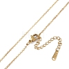 201 Stainless Steel Cable Chain Necklaces NJEW-P309-18A-G-3