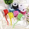 25M Metallic Yarn Lace Ribbons OCOR-GF0003-09H-5