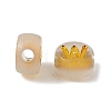 Luminous Transparent Acrylic Beads OACR-P037-01B-W-3