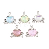 Alloy & Glass & Plastic Pearl Pendants FIND-G114-03P-1