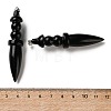 Natural Obsidian Big Pendants G-H338-03P-08-3