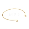 Brass Cuff Bangles KK-D160-01G-1
