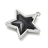 Spray Painted Alloy Pendants AL-CBA5B8E-14P-01-2