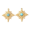 Synthetic Turquoise Pendants STAS-Z177-07G-01-1