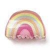 Rainbow Shaped Acrylic Claw Hair Clips PHAR-G004-04-1