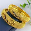 2Pcs Brass Alloy Bangles for Women WGEEFE8-11-1