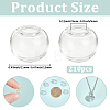 210Pcs Round Mechanized One Hole Blown Glass Globe Ball Bottles BLOW-PA0001-04B-2