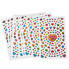 Heart Plastic Stickers DIY-TADJ0002-006C-2