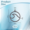 304 Stainless Steel Pendants STAS-UN0044-39-2