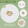 20Pcs 2 Colors 201 Stainless Steel Connector Charms STAS-DC0009-24-4