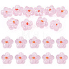 10Pcs Transparent Handmade Bumpy Lampwork Beads LAMP-TADJ0001-48E-1