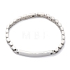 304 Stainless Steel Link Chain Bracelets BJEW-R018-21P-4