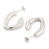 304 Stainless Steel Stud Earrings for Women EJEW-K283-10P-2