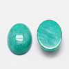 Imitation Amazonite Cabochons G-K021-25x18mm-09-2