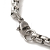 316 Surgical Stainless Steel Box Chain Anchor Link Bracelets BJEW-Q349-09AS-3