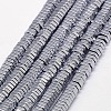 Electroplate Non-magnetic Synthetic Hematite Beads Strands X-G-J165-3mm-08-1