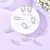 SHEGRACE Brass Earring Stud Earring Findings XGRQ6M082-910P-4