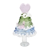 Handmade Lampwork Christmas Tree Ornaments LAMP-C026-06C-1