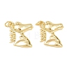 Brass Pendants KK-C162-068G-1