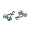 Ion Plating(IP) 304 Stainless Steel Charms STAS-A070-26MC-2