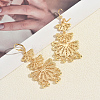 Bohemian Fan Alloy Chandelier Earrings XL2148-1
