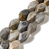 Natural Bamboo Leaf Agate Beads Strands G-NH0014-D01-01-1