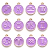 Alloy Enamel Pendants ENAM-S124-01B-01-1