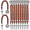 12Pcs Wood Beads Hanging Decor DJEW-WA0001-11-1