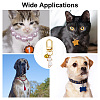 12Pcs Alloy Enamel Cat/Fishbone/Paw Pendant Decorations HJEW-PH01646-7