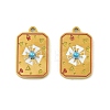 304 Stainless Steel Enamel Pendants STAS-H251-03B-04-1
