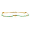 Glass Seed Beads Adjustable Bracelets KO8624-3-1