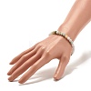 Natural Jadeite Round Beaded Stretch Bracelet BJEW-JB07572-01-3