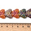 Painted Glass Beads Strands GLAA-Z021-03A-4
