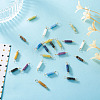 Fashewelry 36Pcs 9 Styles Natural Gemstone Connector Charms FIND-FW0001-34-16