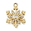 UV Plating Alloy Crystal Rhinestone Pendants RB-CBAD37D-19G-1