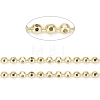 Spray Painted Brass Faceted Ball Chains CHC-K011-35C-2