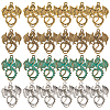 Tibetan Style Alloy Pendants PALLOY-SC0002-08-1