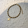 201 Stainless Steel Star Charm Bracelets WGDF6A5-01-1