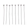 304 Stainless Steel Head Pins STAS-T065-30mm-20P-1