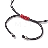 2Pcs 2 Color Horse Eye Glass Seed Beaded Link Bracelet Sets BJEW-MZ00074-7