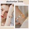80Pcs Natural Chalcedony Beads Strands G-PA0002-36B-5