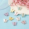 10Pcs 5 Colors Alloy Acrylic Pendants ENAM-YW0003-21-5