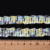Baking Paint Electroplate Transparent Glass Beads Strands EGLA-N020-05I-4