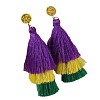 Bohemian Style Acrylic Glitter Powder Dangle Stud Earrings FS-WGAD9E8-03-2