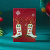Alloy Enamel Dangle Stud Earrings FS-WG05549-05-1